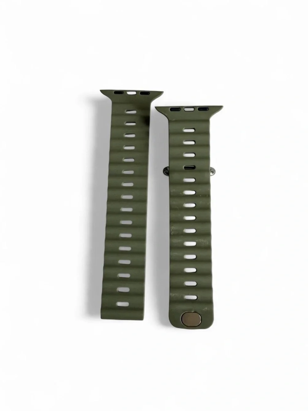 NWOT Olive Green Silicone Watch Band Compatible With Apple Watch Ultra